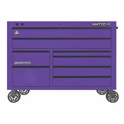 55" x 25" DOUBLE-BAY 2s SERIES TOOLBOX (ELECTRIC PURPLE/BLACK)