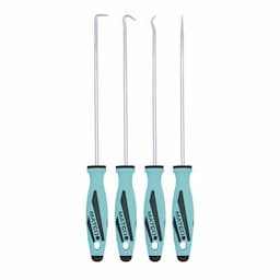 4 PIECE LONG HOOK AND PICK SET - TEAL