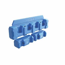 MAGNETIC 3/8" AND 1/2" RATCHET HOLDER 4 SLOT - BLUE