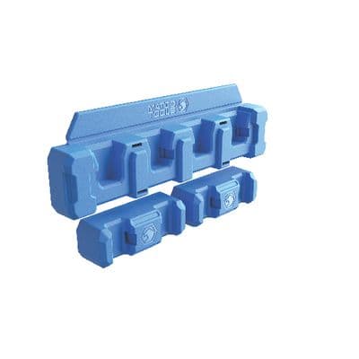 MAGNETIC 3/8" AND 1/2" RATCHET HOLDER 4 SLOT - BLUE