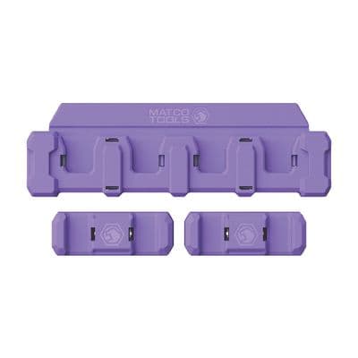 MAGNETIC 3/8" AND 1/2" RATCHET HOLDER 4 SLOT - PURPLE