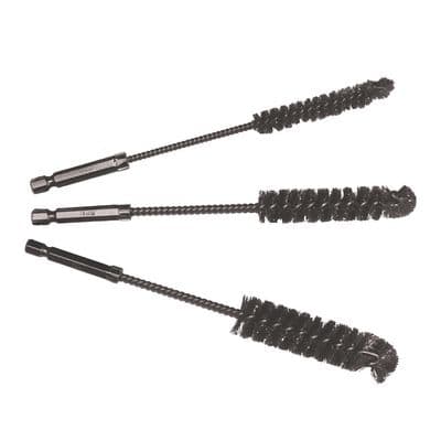 TUFTED-END WIRE BORE BRUSH SET (STAINLESS STEEL)