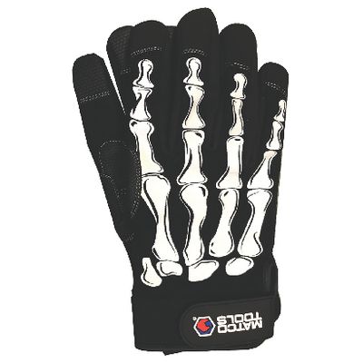 skeleton work gloves