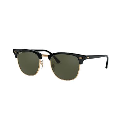 RAYBAN® CLUBMASTER CLASSIC BLACK WITH GREEN LENSES RB3016-27 | Matco Tools