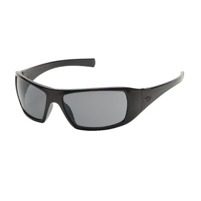 PYRAMEX GOLIATH SAFETY GLASSES WITH BLACK FRAME & GREY LENS | Matco Tools